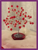 Wire Tree 032 - Red Berry Tree
