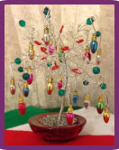 Wire Tree 038 - Christmas Lights Tree