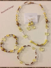 Necklace Set 009 - Yellow Butterfly NS